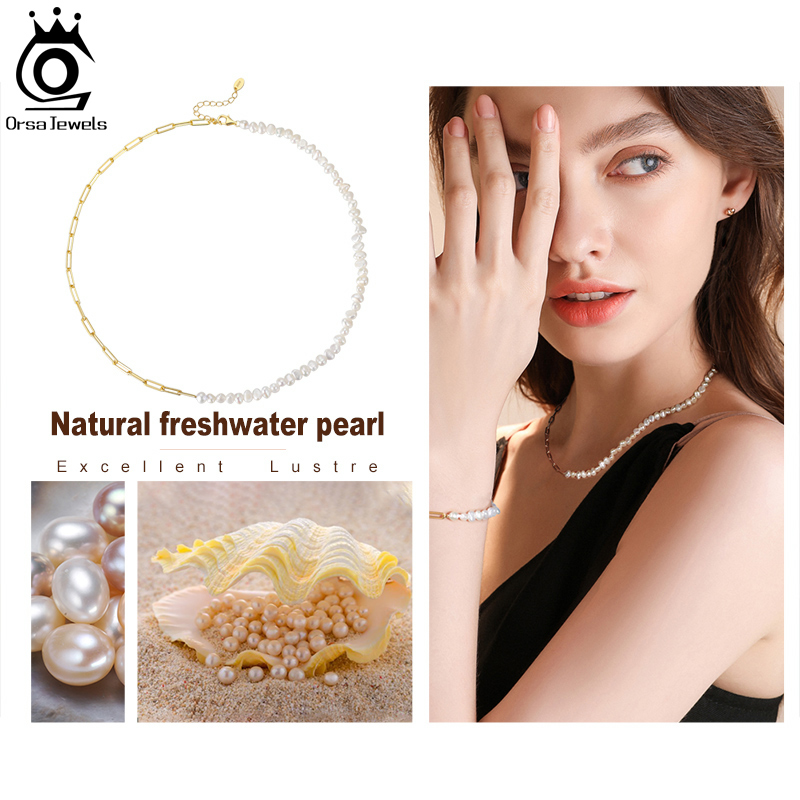 ORSA JEWELS Collana a catena c - Pearl Trim Chain recensione e prezzo