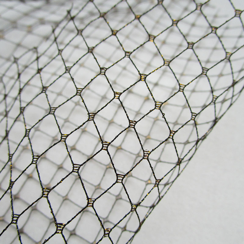 Tessuto a rete nera a trama a  - Crystal Mesh Fabric recensione e prezzo