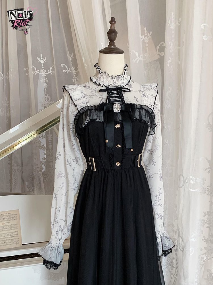 Abito Lolita Vintage Francese  - Elastic Lace Trim recensione e prezzo