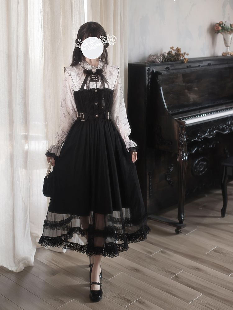 Abito Lolita Vintage Francese  - Elastic Lace Trim recensione e prezzo