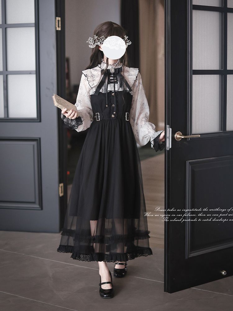 Abito Lolita Vintage Francese  - Elastic Lace Trim recensione e prezzo